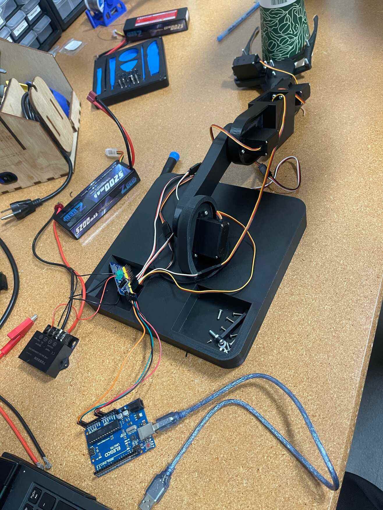 A photo of the robotic arm that inspired me to write this article on detachment.